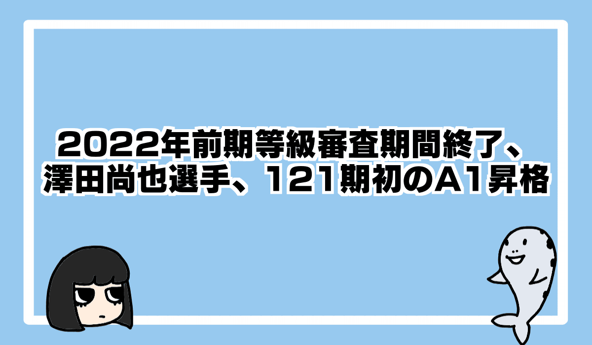 2021/10/31 【速報】2022年前期等級審査終了。澤田尚也選手、倉持莉々選手A1昇格